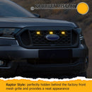 2019 - 2023 Ford Ranger XL & XLT Plug & Play Front Mesh Grille Light Kit - WeiSen - 70103004