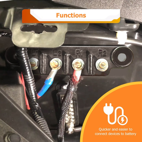 2019 - 2024 Honda Talon 1000 R/ 1000 X Plug&Play Keyed Busbar Accessory - WeiSen - 80206010