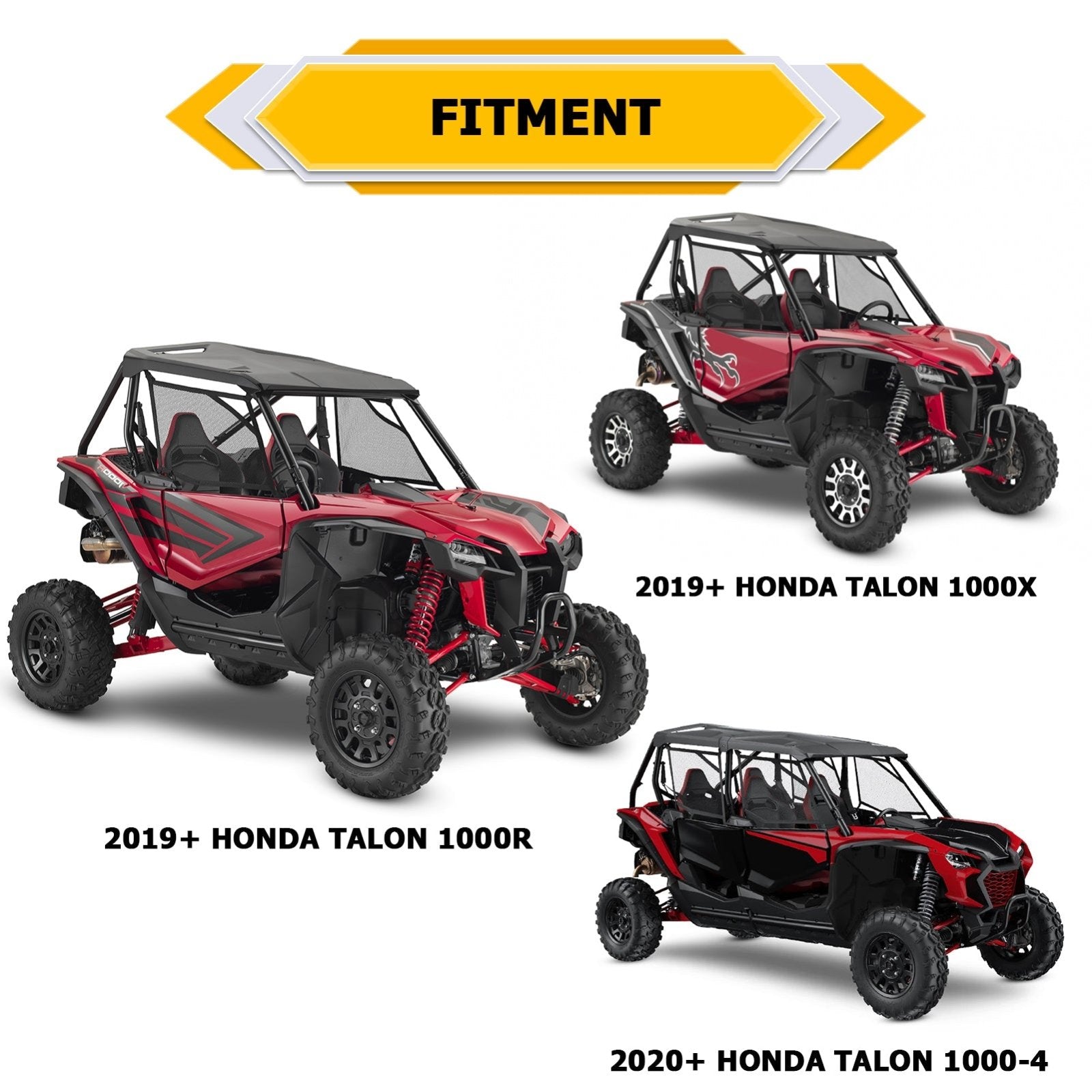 2019-2023 Honda Talon 1000R 1000X 1000-4 UTV Rear Towing Hitch 2