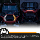 2019 - 2023 Polaris RZR Turbo S XP1000 Turn Signal Lights & Center Taillight Assembly Kit - WeiSen - 80202003