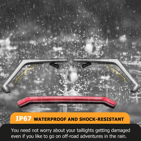 2019 - 2023 Polaris RZR Turbo S XP1000 Turn Signal Lights & Center Taillight Assembly Kit - WeiSen - 80202003