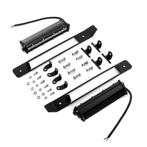 2019+ 5th Gen Dodge Ram 1500 2Pcs 6in Recessed LED Grille Light Bar Kit - WeiSen - 70103005