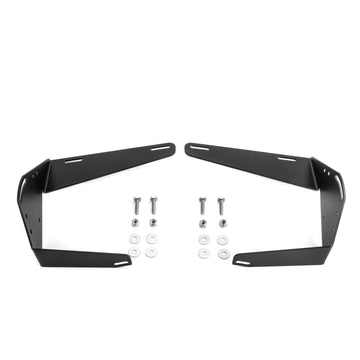 2019 - 2024 5th Gen Dodge Ram 2500/3500 Heavy Duty Steel Front Bumper 22" Straight LED Light Bar Mount Bracket - WeiSen - 70102049