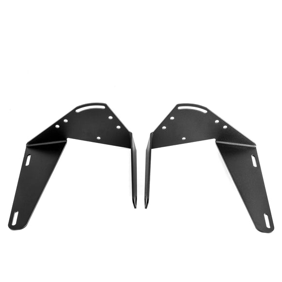 2019 - 2024 5th Gen Dodge Ram 2500/3500 Heavy Duty Steel Front Bumper 22" Straight LED Light Bar Mount Bracket - WeiSen - 70102049