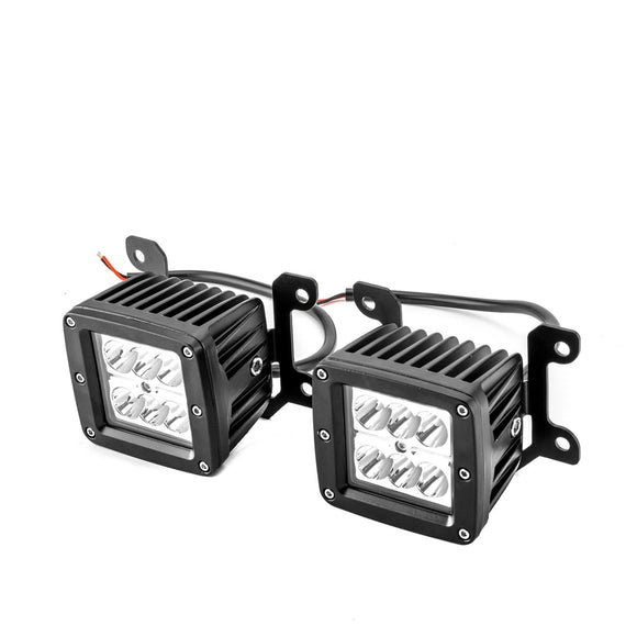 2019+ Dodge Ram 2500/3500 Big Horn Front Bumper LED Fog Light Kit - WeiSen - 70102053