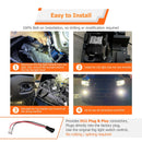 2019+ Dodge Ram 2500/3500 Big Horn Front Bumper LED Fog Light Kit - WeiSen - 70102053