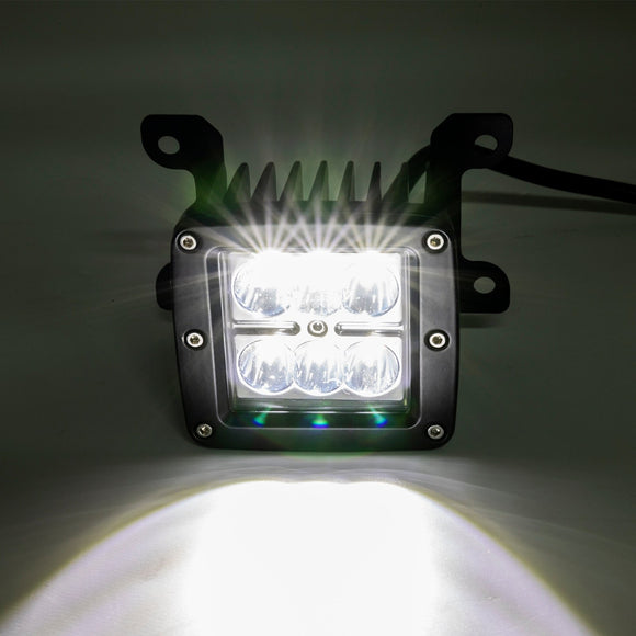 2019+ Dodge Ram 2500/3500 Big Horn Front Bumper LED Fog Light Kit - WeiSen - 70102053