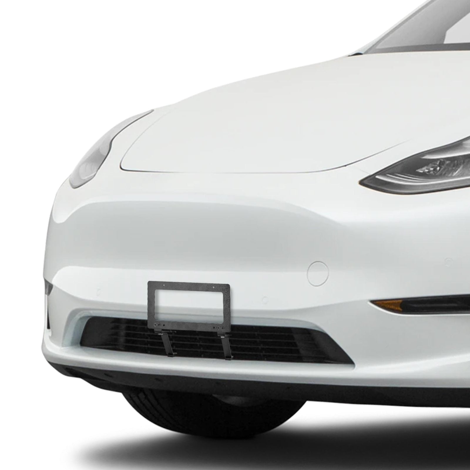 2020-2022 Tesla Model Y Front Bumper Lower Grille Licsense Plate Bracket | NO Holes NO Drilling | Quick-Release - Weisen