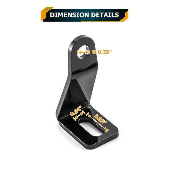 2020 - 2024 Polaris RZR Pro XP Bolt - On Steel Roof 32" LED Light Bar Mount Brackert - WeiSen - 80101027