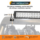 2020 - 2024 Polaris RZR Pro XP Roof 32" Curved LED Light Bar Kit w/ Pulse Bus Bar (Plug & Play) - WeiSen - 80101027+70202007+80206007