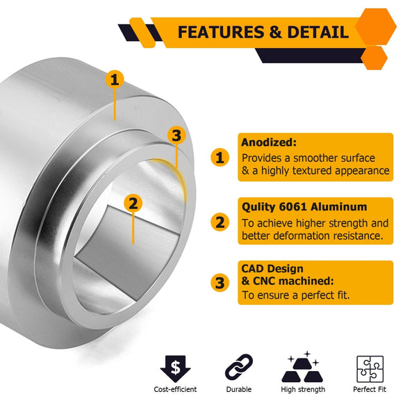2020+ CFMOTO ZForce 950 HO EX Heavy Duty 6061 Aluminum Front & Rear 3" Leveling Lift Kit - WeiSen - 80401081