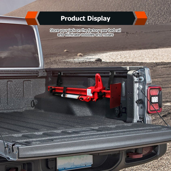 2020 - 2025 Jeep Gladiator JT 6061 - T6 Aluminum Off - Road Rear Bed Jack Holder - WeiSen - 70107009