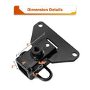 2020 - 2025 Jeep Gladiator JT Rear Towing Hitch Class 3 Trailer Hitch 2" Receiver - WeiSen - 70108008