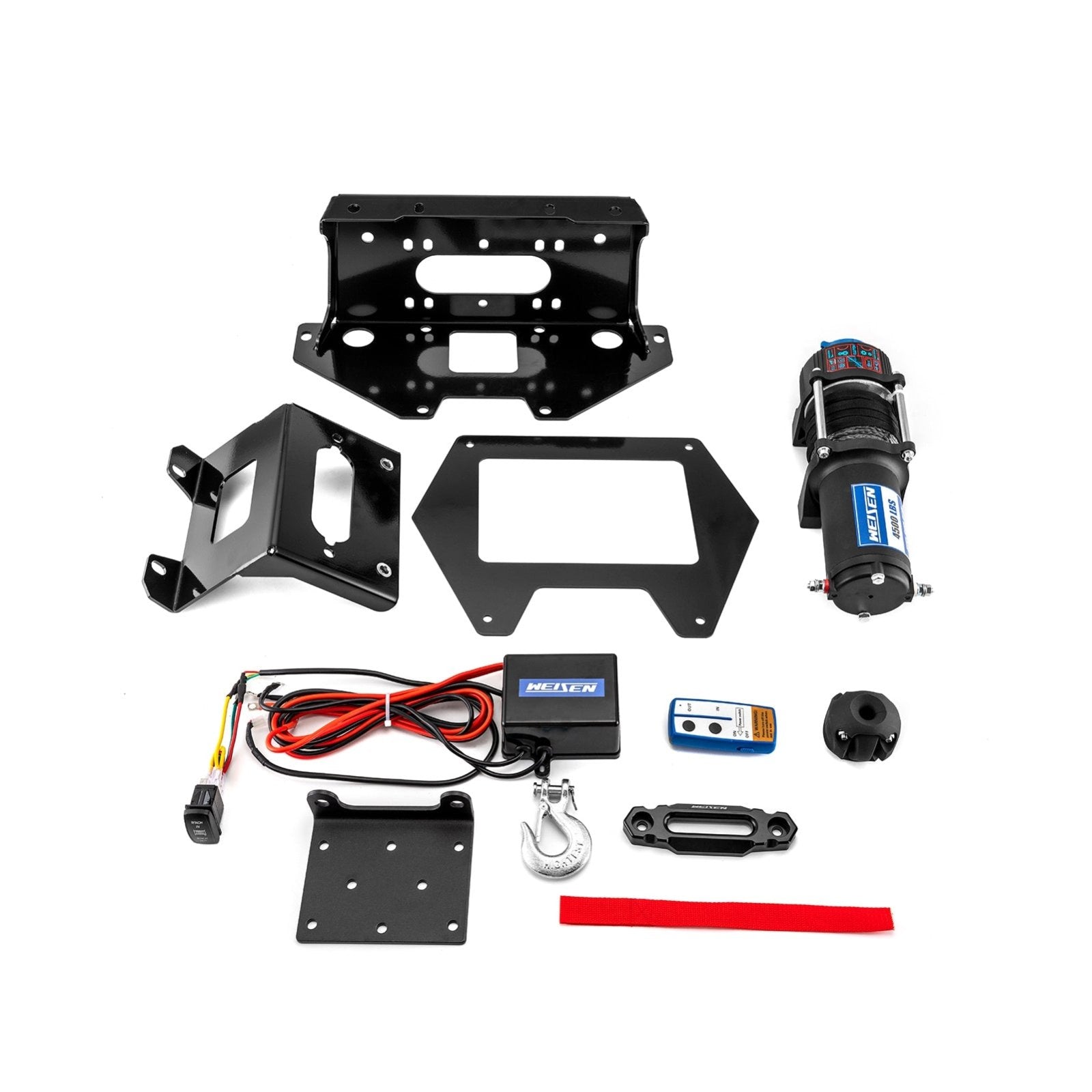 2020+ Polaris RZR PRO XP 2/4 UTV ATV 4500lb 12V Electric Winch Mount Combo Kit - Weisen