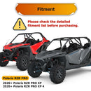 2020+ Polaris RZR PRO XP 2/4 UTV ATV 4500lb 12V Electric Winch Mount Combo Kit - WeiSen - 80310032