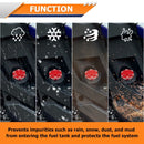 2020+ Polaris RZR Pro XP/ Pro R/ Turbo R 2/4 Red 6061 Aluminum Fuel Tank Cap - WeiSen - 80503002