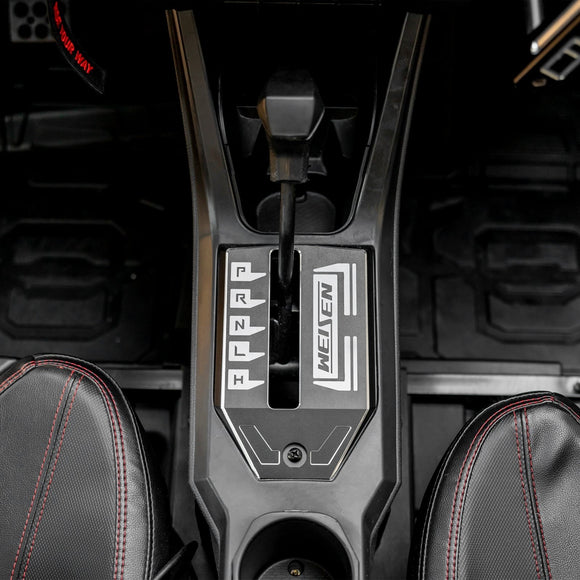 2020+ Polaris RZR Pro XP /Pro R /Turbo R Black Aluminum Shift Panel | OEM #5456354 - 070 - WeiSen - 80312002