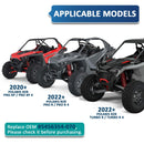 2020+ Polaris RZR Pro XP /Pro R /Turbo R Black Aluminum Shift Panel | OEM #5456354 - 070 - WeiSen - 80312002