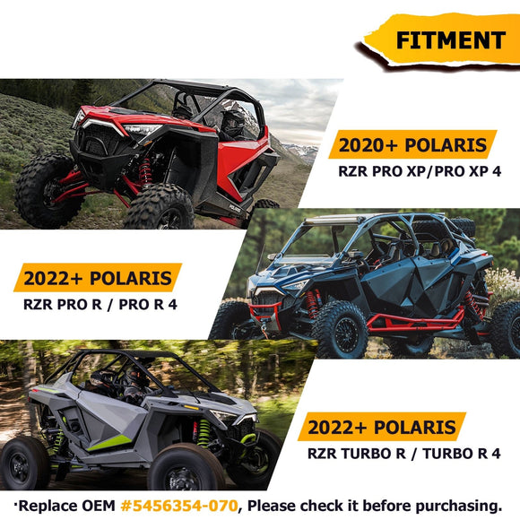 2020+ Polaris RZR Pro XP /Pro R /Turbo R UTV Heavy - Duty Steel Shift Panel #5456354 - 070 - WeiSen - 80312001