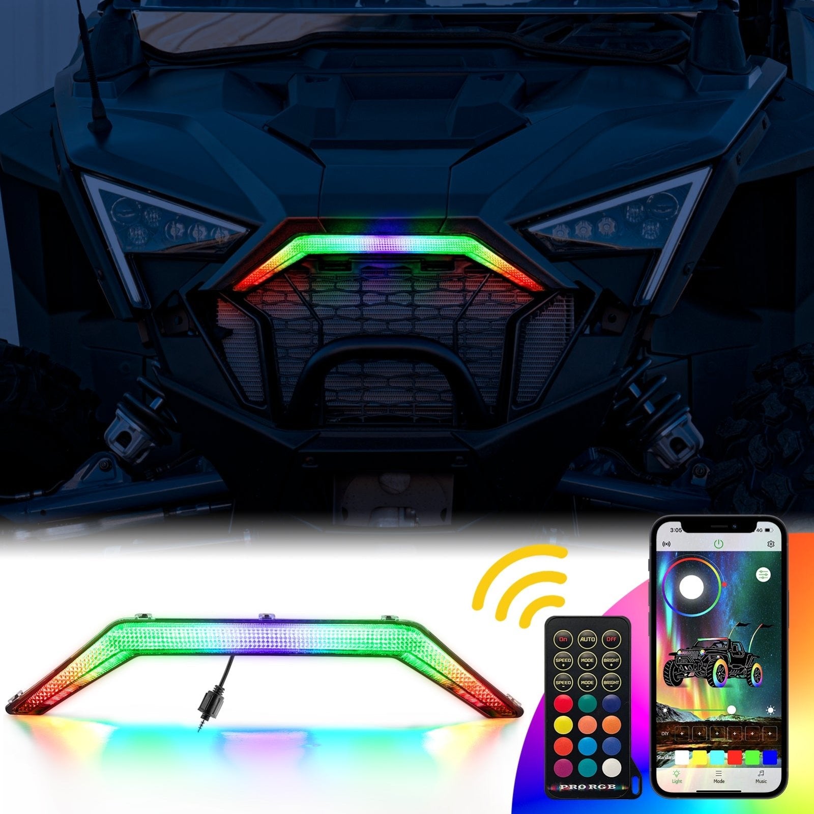 Polaris RZR PRO&PRO R Light Mount | Weisen