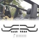 2021 - 2024 Ford Bronco 2/4 Door Black Billet Aluminum Front & Rear Grab Handles Kit - WeiSen - 70307014