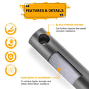 2021 - 2024 Ford Bronco 2/4 Door Black Billet Aluminum Front & Rear Grab Handles Kit - WeiSen - 70307014