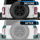 2021 - 2023 Ford Bronco 2/4 Door Matte Black Rear Corner Protector Edge Guard - WeiSen - 70320004