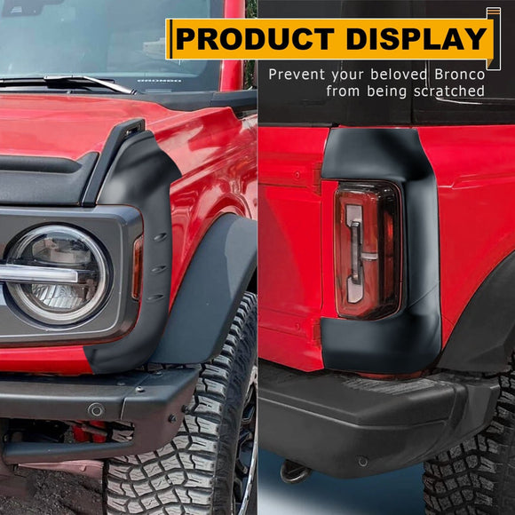 2021 - 2023 Ford Bronco 2/4 Door PP Plastic Front&Rear Corner Protector - WeiSen - 70320002