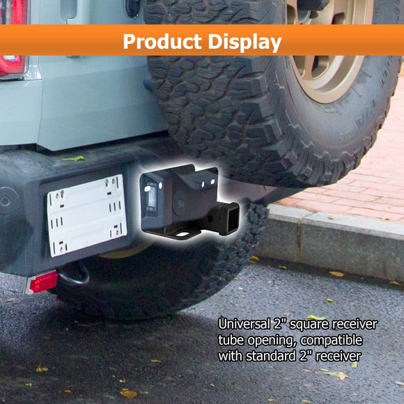 2021 - 2024 Ford Bronco 2/4 Door Rear Class III 2" Inch Receiver Hitch - WeiSen - 70108003
