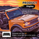 2021 - 2024 Ford Bronco 2/4 Door Roof 52" Curved LED Light Bar Mounting Bracket - WeiSen - 70101041