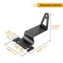 2021 - 2024 Ford Bronco 2/4 Door Roof 52" Curved LED Light Bar Mounting Bracket - WeiSen - 70101041