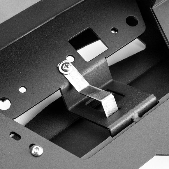 2021 - 2024 Ford Bronco 2/4 Door Spare Tire Delete License Plate Relocation Bracket w/ Camera & Brake Light Mounting Hole - WeiSen - 70302018