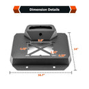 2021 - 2024 Ford Bronco 2/4 Door Spare Tire Delete License Plate Relocation Bracket w/ Camera & Brake Light Mounting Hole - WeiSen - 70302018