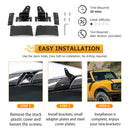 2021 - 2024 Ford Bronco 2/4 Door Upper Windshield 42" Curved Light Bar Mounting Bracket - WeiSen - 70101040