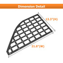 2021 - 2023 Ford Bronco 4 Door Hard Top Steel Rear Window Storage Molle Panel - WeiSen - 70702003