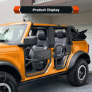 2021 - 2023 Ford Bronco 4 Door Steel 4Pcs Off Road Lightweight Tube Door Set - WeiSen - 70303023