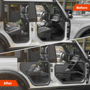 2021 - 2023 Ford Bronco 4 Door Steel 4Pcs Off Road Lightweight Tube Door Set - WeiSen - 70303023
