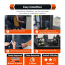 2021 - 2023 Ford Bronco 4 Door Steel 4Pcs Off Road Lightweight Tube Door Set - WeiSen - 70303023