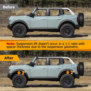 2021 - 2023 Ford Bronco 4WD Heavy Duty Steel Front & Rear 2" Suspension Lift Kit - WeiSen - 70401038