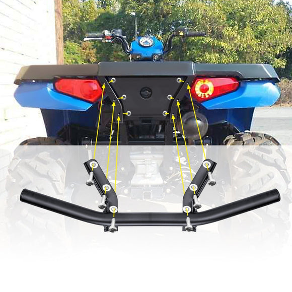 2022 - 2018 Polaris Sportsman 400 500 570 600 700 800 Bolt - on Rear Grab Bar Tube Bumper - WeiSen - 80306001