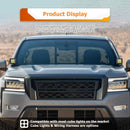 2022 - 2024 2WD 4WD Nissan Frontier Heavy Duty Steel Hood Hinge LED Work Light Bracket Mount - WeiSen - 70104048