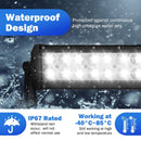 2022 - 2024 Polaris RZR Pro R 2/4 Roof 32" Straight LED Light Bar Kit - WeiSen - 80101028+70202003+80206007