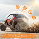 2022 - 2024 Polaris RZR PRO R UTV Soft Rear Window Net Sunshade Mesh - WeiSen - 80313002