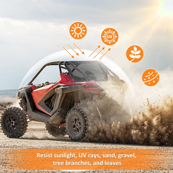 2022 - 2024 Polaris RZR PRO R UTV Soft Rear Window Net Sunshade Mesh - WeiSen - 80313002