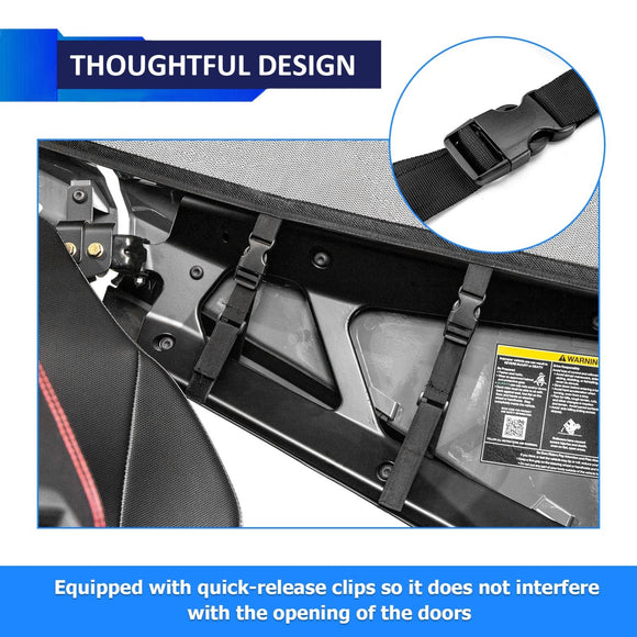 2022 - 2024 Polaris RZR PRO R UTV Soft Side Window Net Sunshade Mesh - WeiSen - 80313001