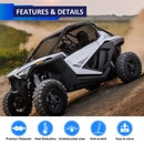 2022 - 2024 Polaris RZR PRO R UTV Soft Side Window Net Sunshade Mesh - WeiSen - 80313001