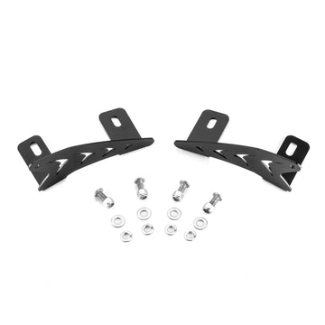 2022 - 2024 RZR Pro R / Pro R 4 Heavy Duty Steel UTV Over - Windshield 42" Curved Light Bar Mounting Brackets - WeiSen - 80101030