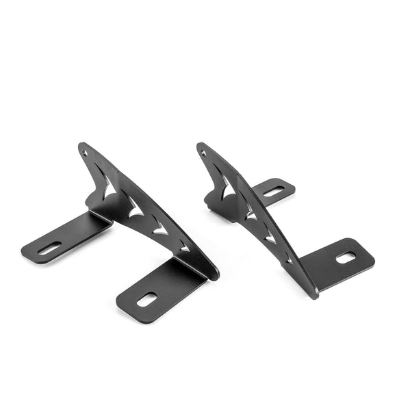 2022 - 2024 RZR Pro R / Pro R 4 Heavy Duty Steel UTV Over - Windshield 42" Curved Light Bar Mounting Brackets - WeiSen - 80101030