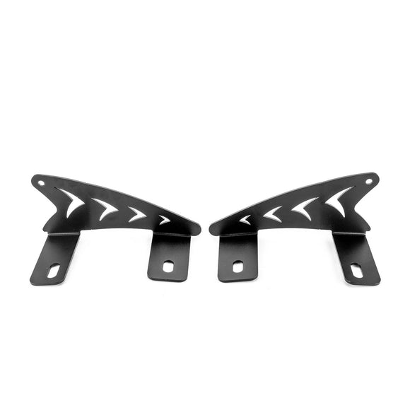 2022 - 2024 RZR Pro R / Pro R 4 Heavy Duty Steel UTV Over - Windshield 42" Curved Light Bar Mounting Brackets - WeiSen - 80101030