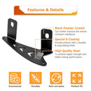 2022 - 2024 RZR Pro R / Pro R 4 No Drill Roof 32" Curved LED Light Bar Mount Bracket - WeiSen - 80101029